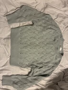 Chelsea And Theodore Light Blue Knit Sweater
